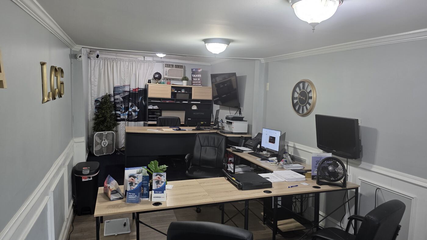 Inside the LCG Insurance office